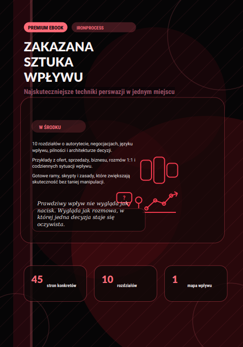 Zakazana Sztuka Wpływu. Najskuteczniejsze techniki perswazji w jednym miejscu - Ebook