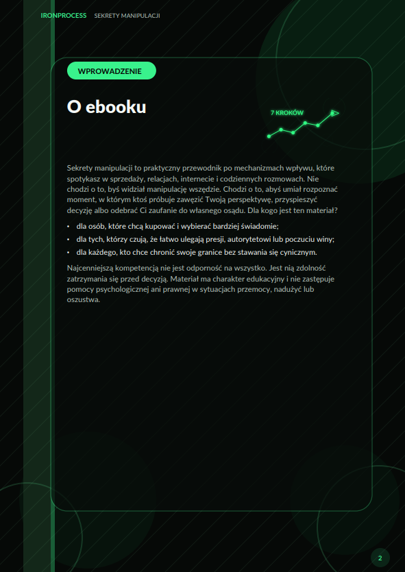 Sekrety Manipulacji. Rozpoznawaj wpływ i chroń własne decyzje - Ebook