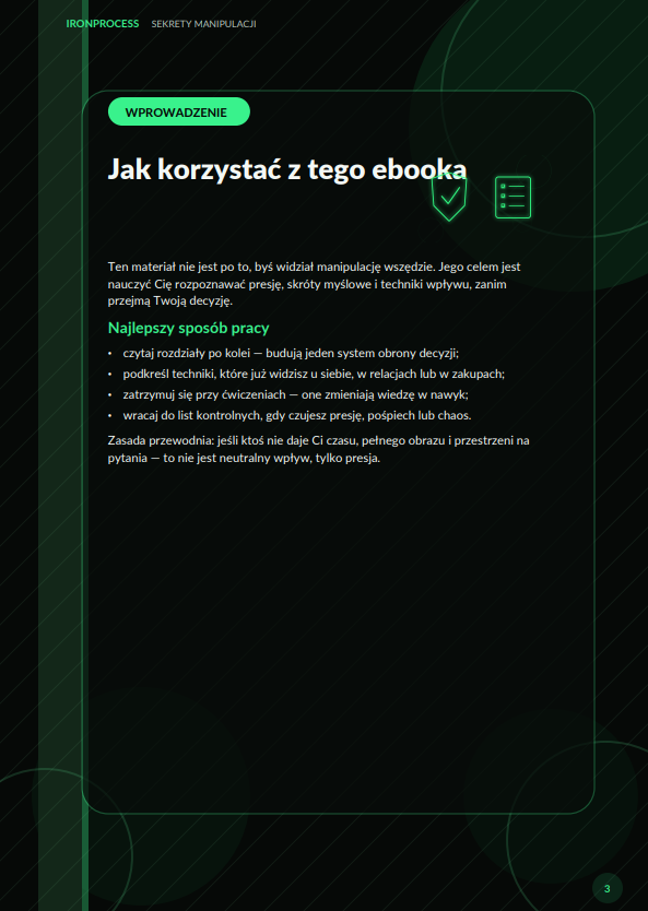 Sekrety Manipulacji. Rozpoznawaj wpływ i chroń własne decyzje - Ebook